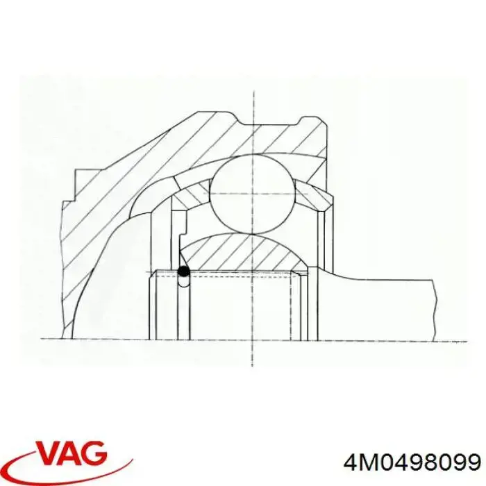 Junta homocinética externa dianteira VAG 4M0498099 preço, a partir de 750,33 USD
