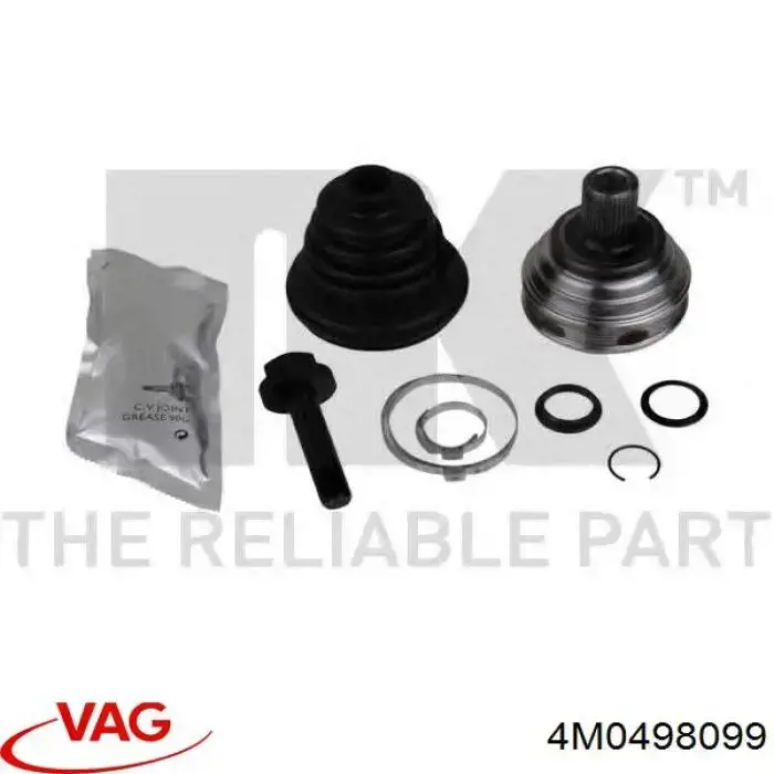 Compre 4M0498099 VAG Junta homocinética externa dianteira