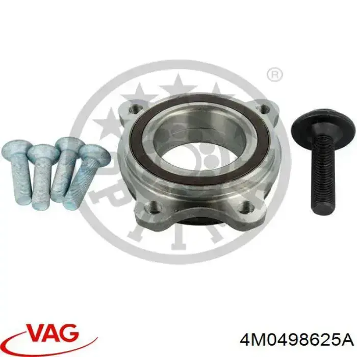 4M0498625A VAG Rolamento de cubo dianteiro