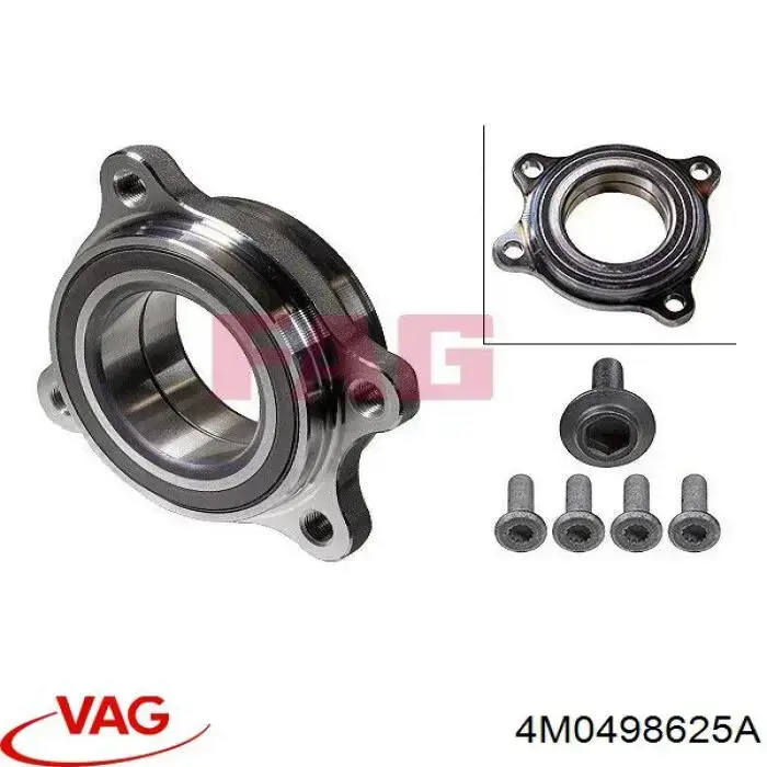 Rolamento de cubo dianteiro VAG 4M0498625A preço, a partir de 50,12 USD