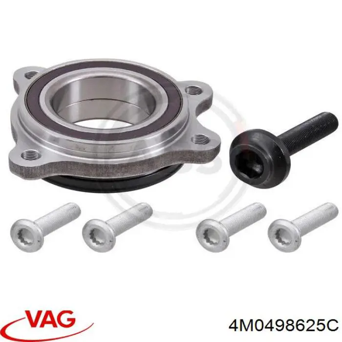 4M0498625C VAG Rolamento de cubo dianteiro
