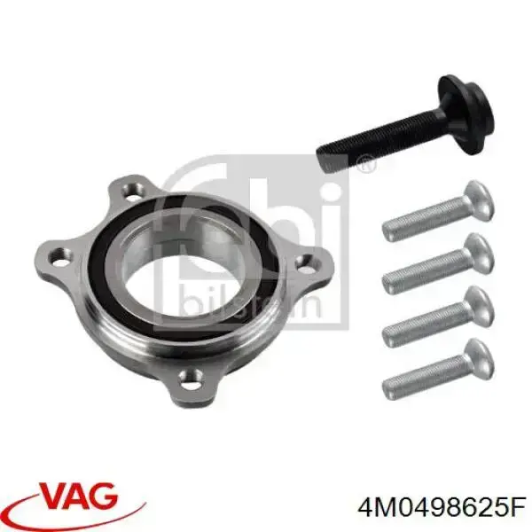 Compre 4M0498625F VAG Rolamento de cubo dianteiro
