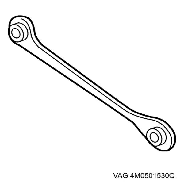 Braço oscilante transversal direito de suspensão traseira VAG 4M0501530Q preço, a partir de 52,21 USD