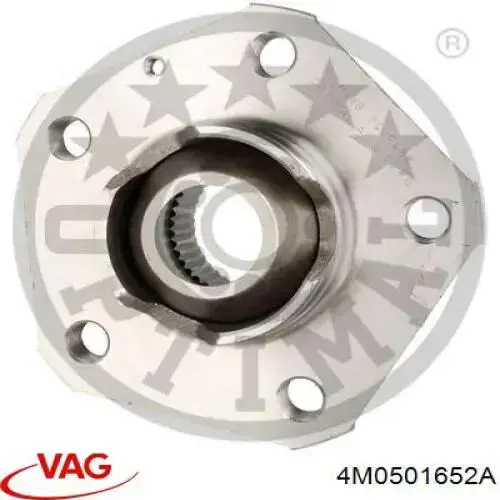 4M0501652A VAG Cubo traseiro