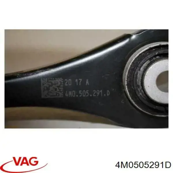 Braço oscilante transversal esquerdo de suspensão traseira VAG 4M0505291D preço, a partir de 54,36 USD