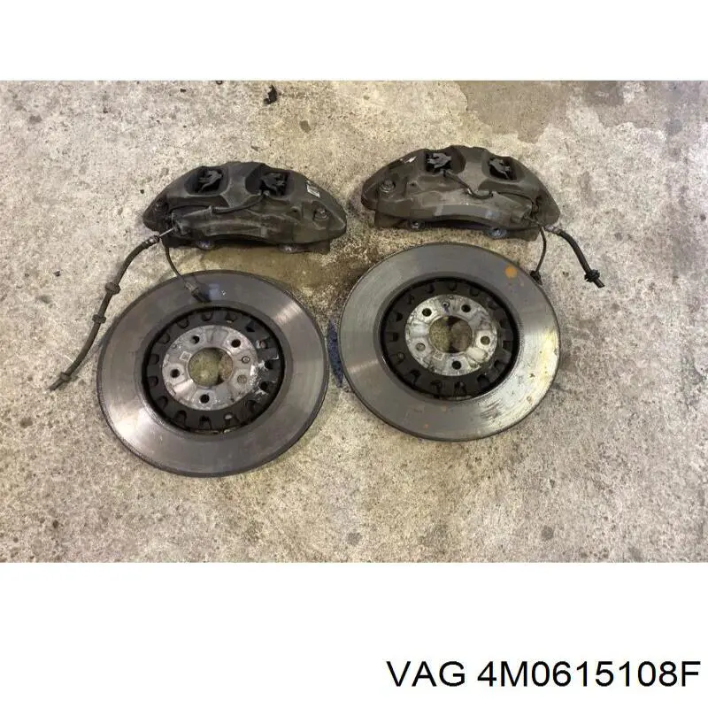 Suporte do freio dianteiro direito VAG 4M0615108BK preço, a partir de 498,84 USD