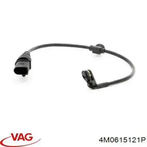 4M0615121P VAG Sensor traseiro de desgaste das sapatas do freio