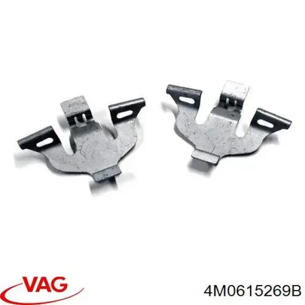 Kit de molas de fixação de sapatas de disco dianteiras VAG 4M0615269B preço, a partir de 15,15 USD