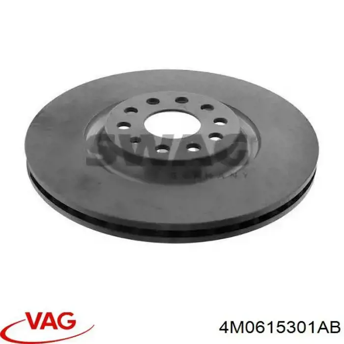 Disco do freio dianteiro VAG 4M0615301AB preço, a partir de 163,52 USD