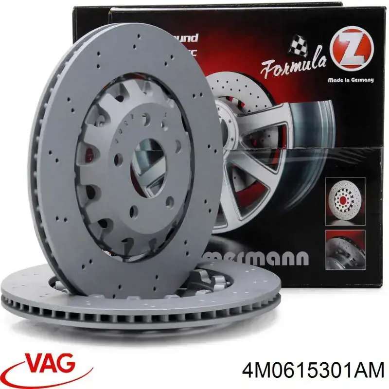 Compre 4M0615301AM VAG Disco do freio dianteiro