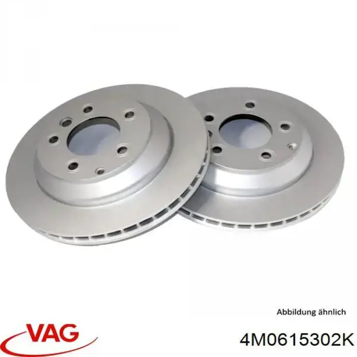 Disco do freio dianteiro VAG 4M0615302K preço, a partir de 591,07 USD