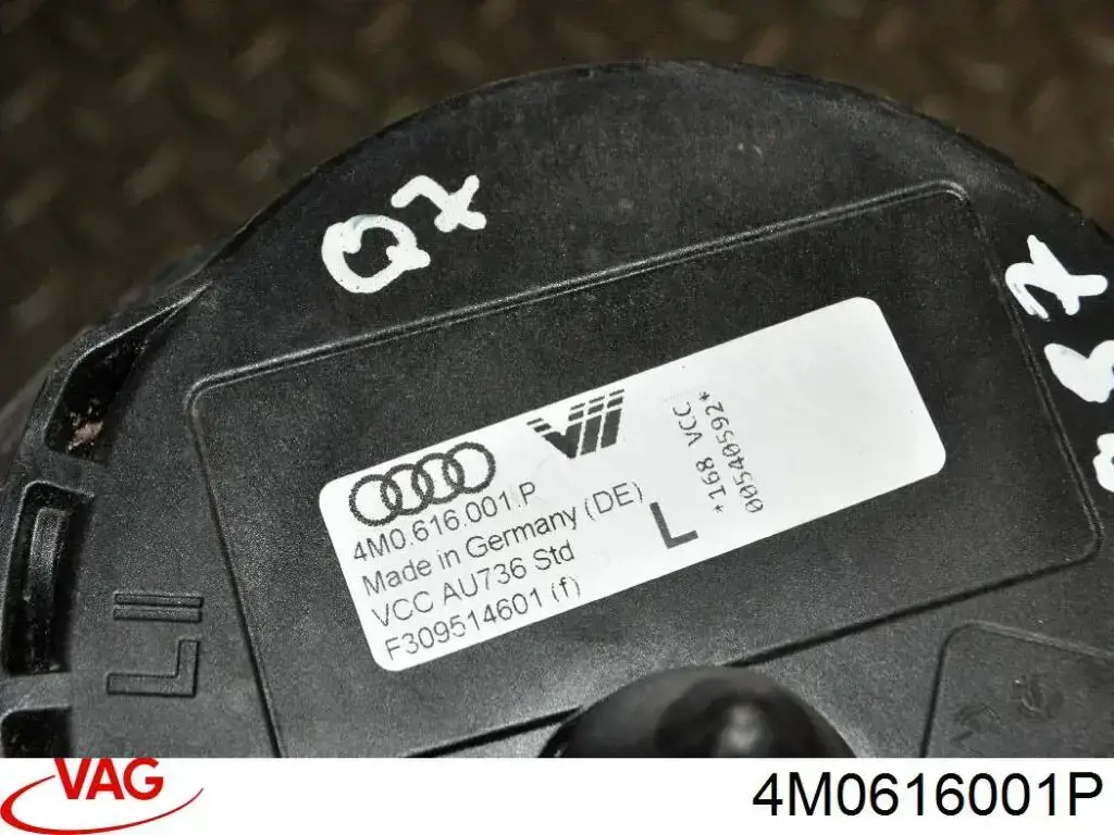 Compre 4M0616001AH VAG Coxim pneumático (suspensão de lâminas pneumática) do eixo traseiro