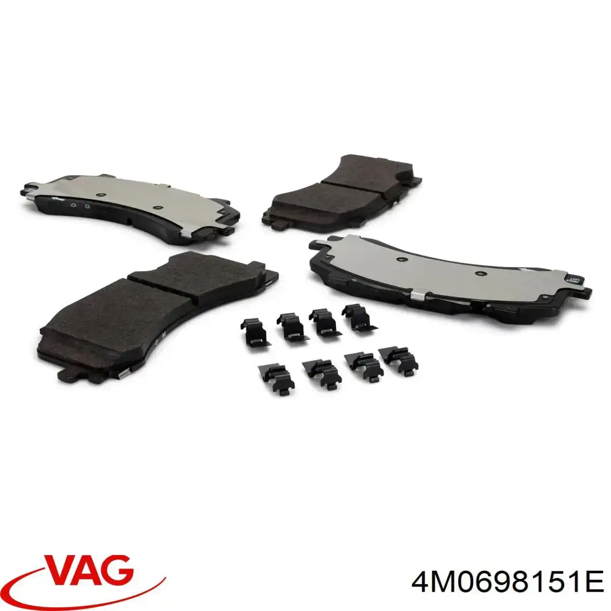 Sapatas do freio dianteiras de disco VAG 4M0698151E preço, a partir de 71,56 USD