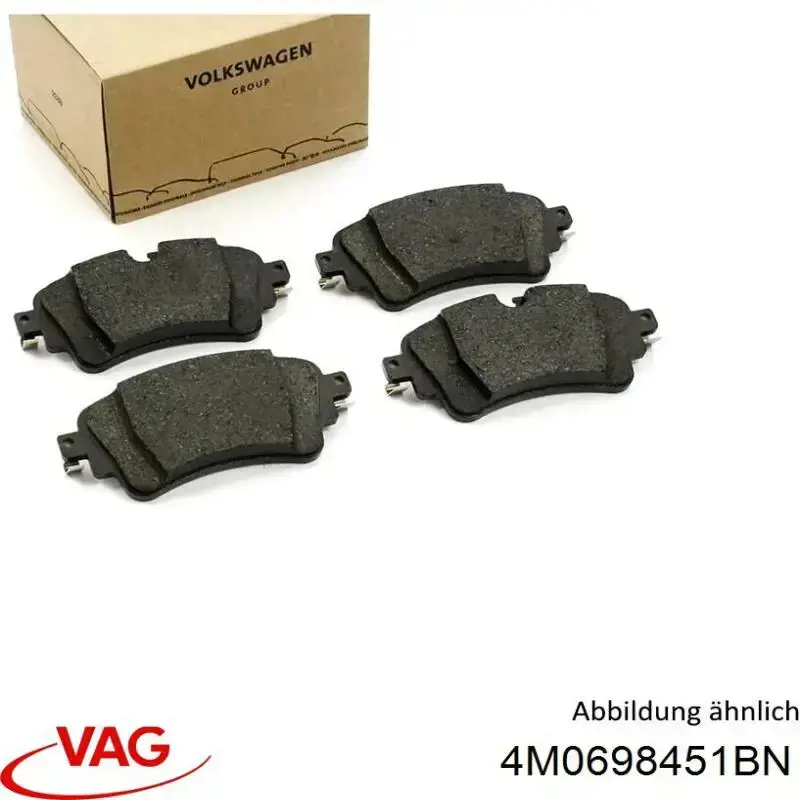 Sapatas do freio traseiras de disco VAG 4M0698451BN preço, a partir de 40,09 USD