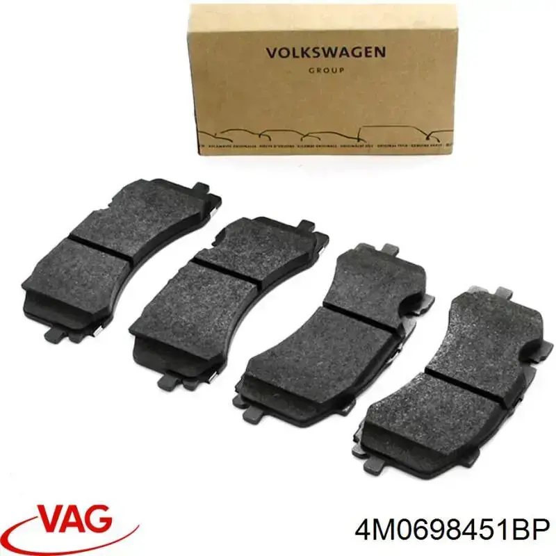 Sapatas do freio traseiras de disco VAG 4M0698451BP preço, a partir de 54,19 USD