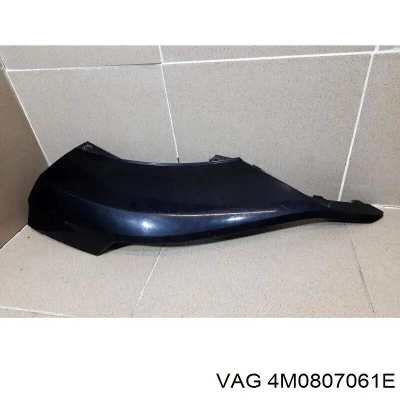 Spoiler esquerdo do pára-choque dianteiro VAG 4M0807061E preço, a partir de 65,83 USD