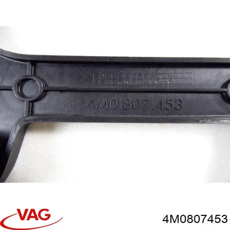 4M0807453 VAG Consola esquerda do pára-choque traseiro