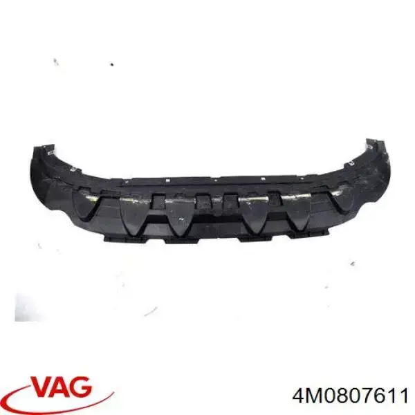 4M0807611 VAG Proteção do pára-choque dianteiro