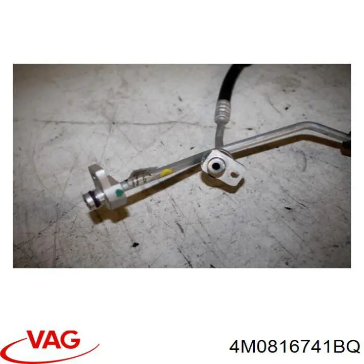 4M0816741BQ VAG Mangueira de aparelho de ar condicionado, desde o radiador até o vaporizador