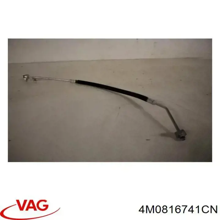 4M0816741CN VAG Mangueira de aparelho de ar condicionado, desde o radiador até o vaporizador