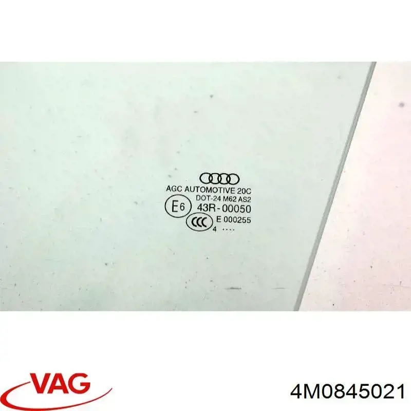 4M0845021 VAG Vidro da porta dianteira esquerda