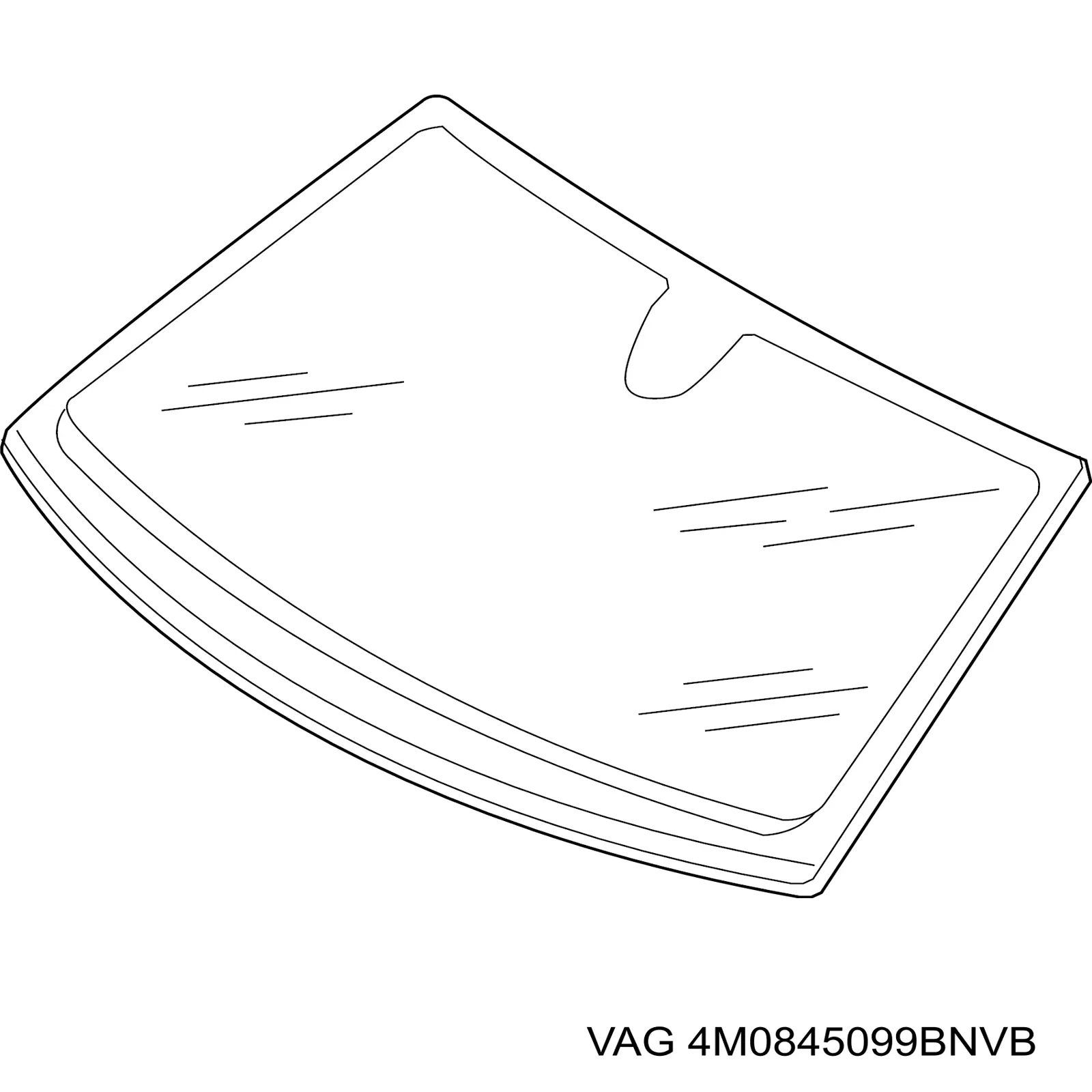 4M0845099BNVB VAG Pára-brisas