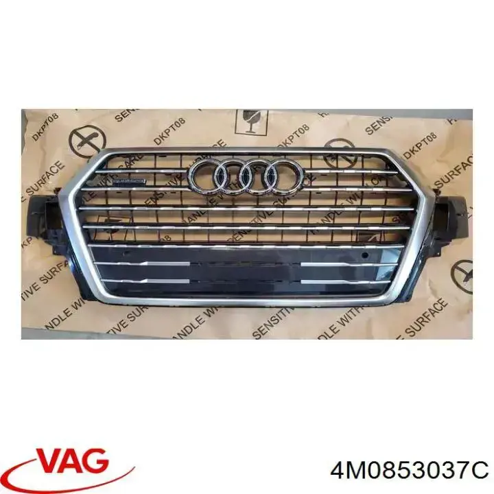 4M0853037C VAG Placa sobreposta (carcaça) de grelha do radiador