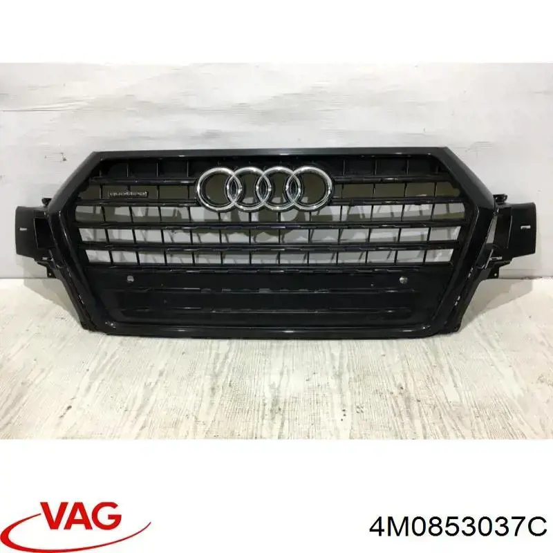 Placa sobreposta (carcaça) de grelha do radiador VAG 4M0853037C preço, a partir de 40,44 USD