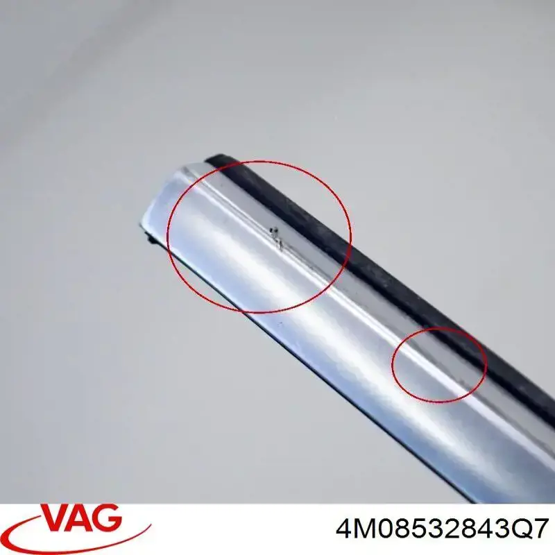 Compre 4M08532843Q7 VAG Moldura de vidro deslizante da porta dianteira direita