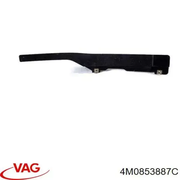 4M0853887C VAG Spoiler esquerdo do pára-choque dianteiro