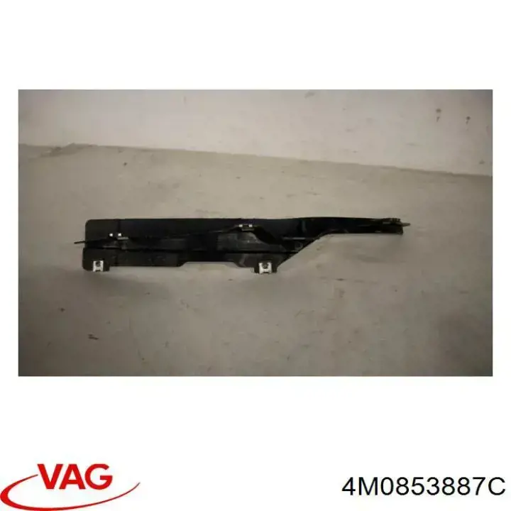 Spoiler esquerdo do pára-choque dianteiro VAG 4M0853887C preço, a partir de 40,94 USD