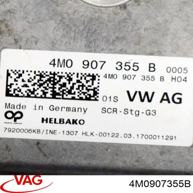 4M0907355B VAG Unidade de controlo AD BLUE