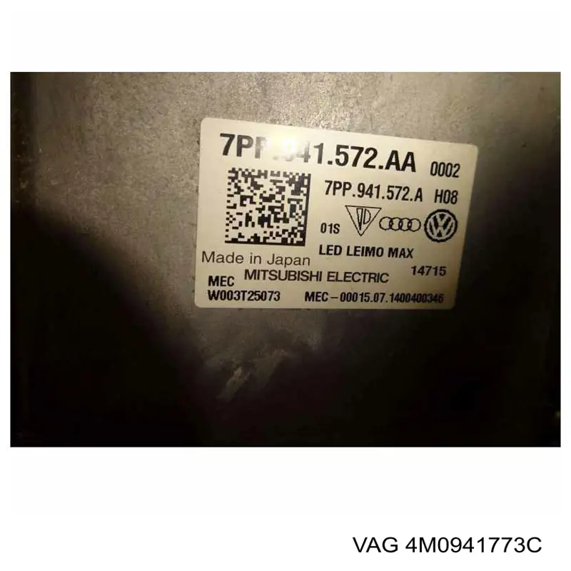 Luz esquerda VAG 4M0941773C preço, a partir de 1512,72 USD