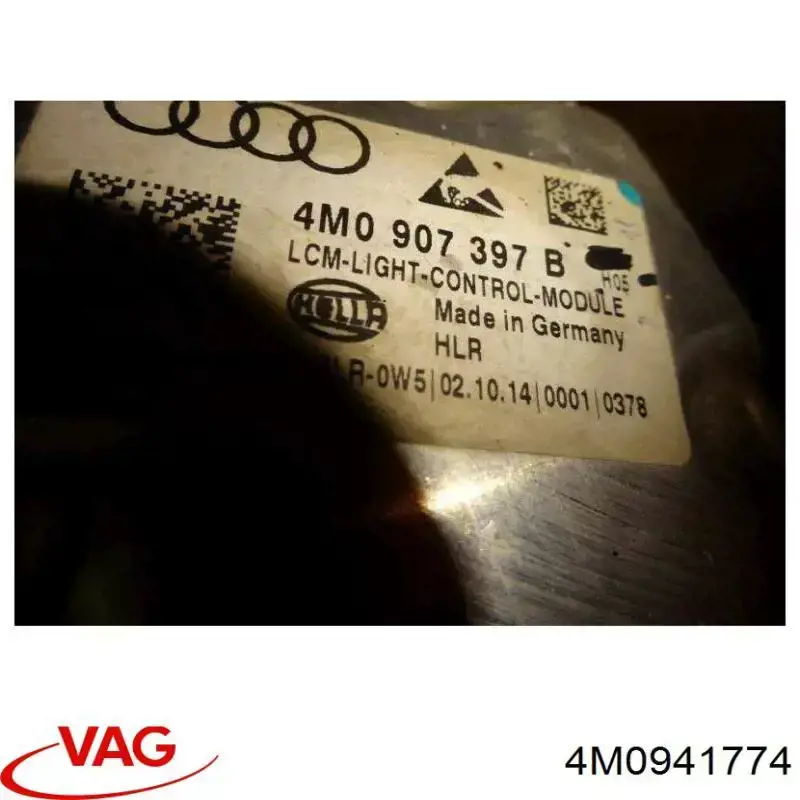 4M0941774 VAG Luz direita