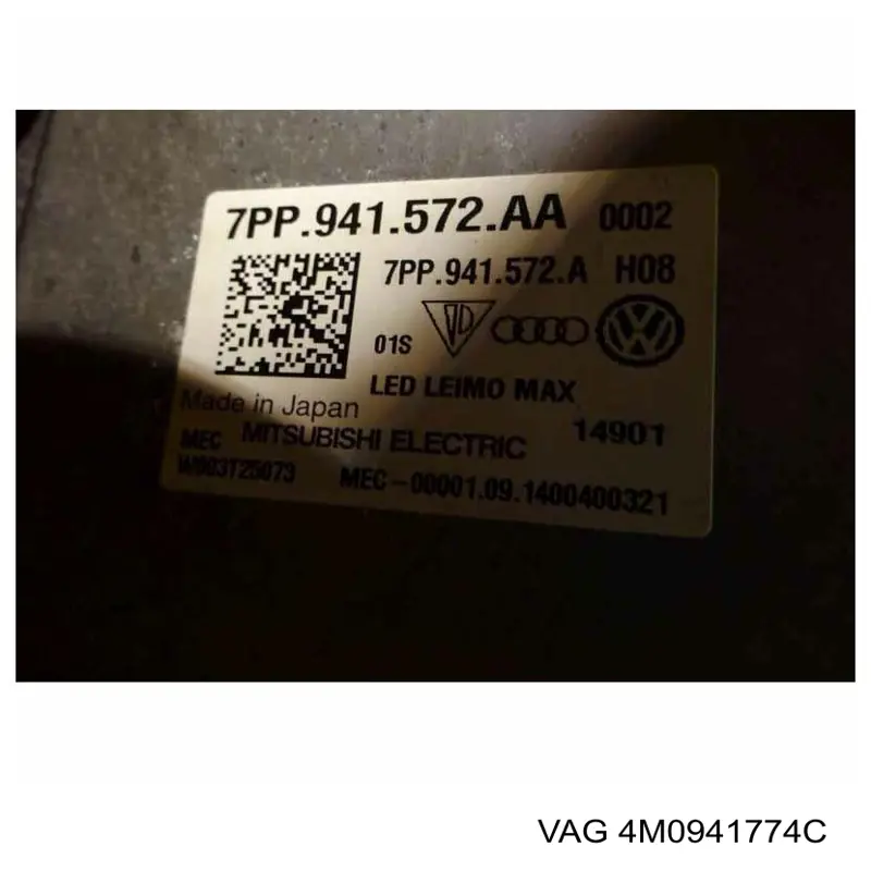 Compre 4M0941774C VAG Luz direita