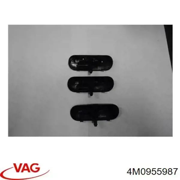 4M0955987 VAG Injetor esquerdo de fluido para lavador de pára-brisas
