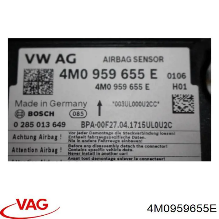  VAG 4M0959655E preço, a partir de 611,27 USD