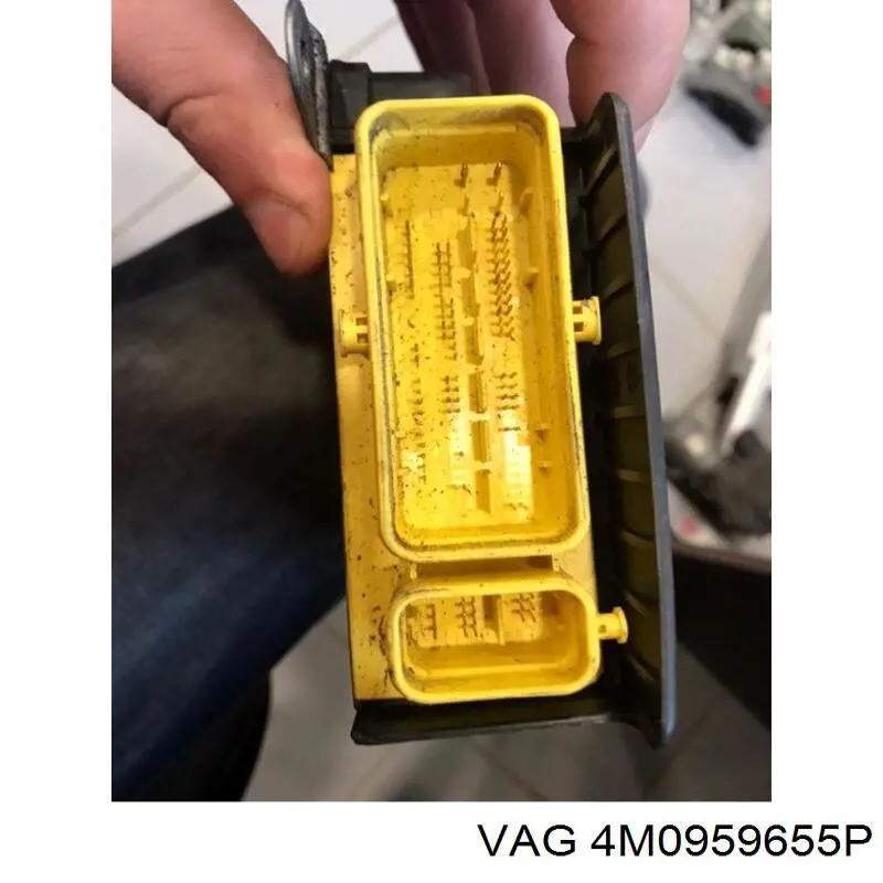 4M0959655P VAG Módulo processador de controlo da bolsa de ar (Centralina eletrônica AIRBAG)