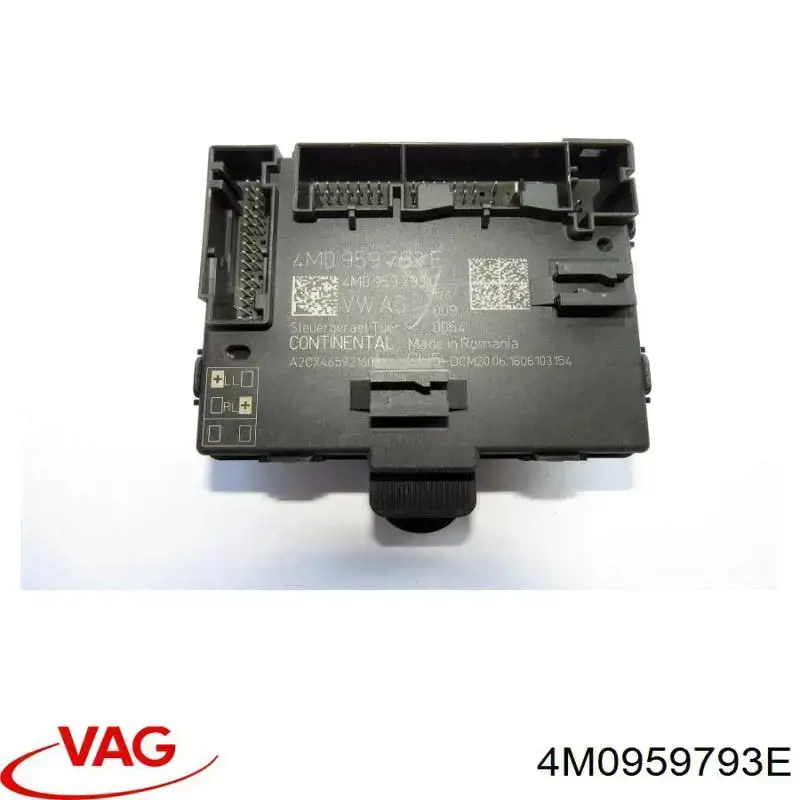4M0959793E VAG Módulo de conforto da porta dianteira