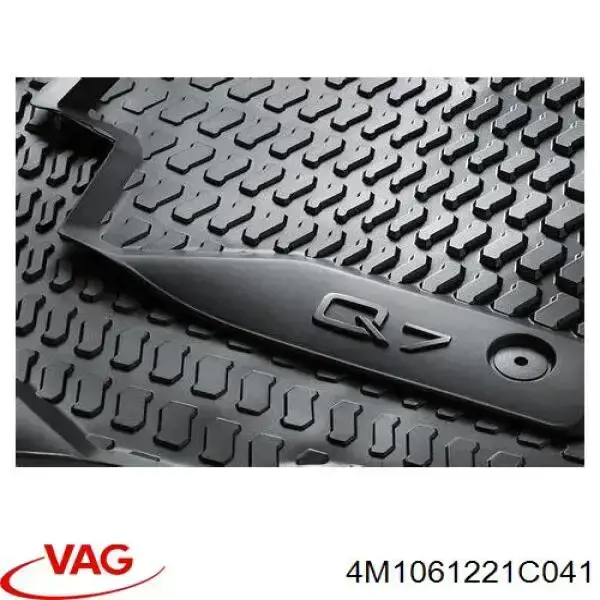 4M1061221C041 VAG Tapete dianteiro, kit de 2 un.