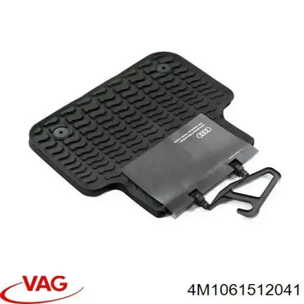 4M1061512041 VAG Tapete traseiro, kit de 2 un.