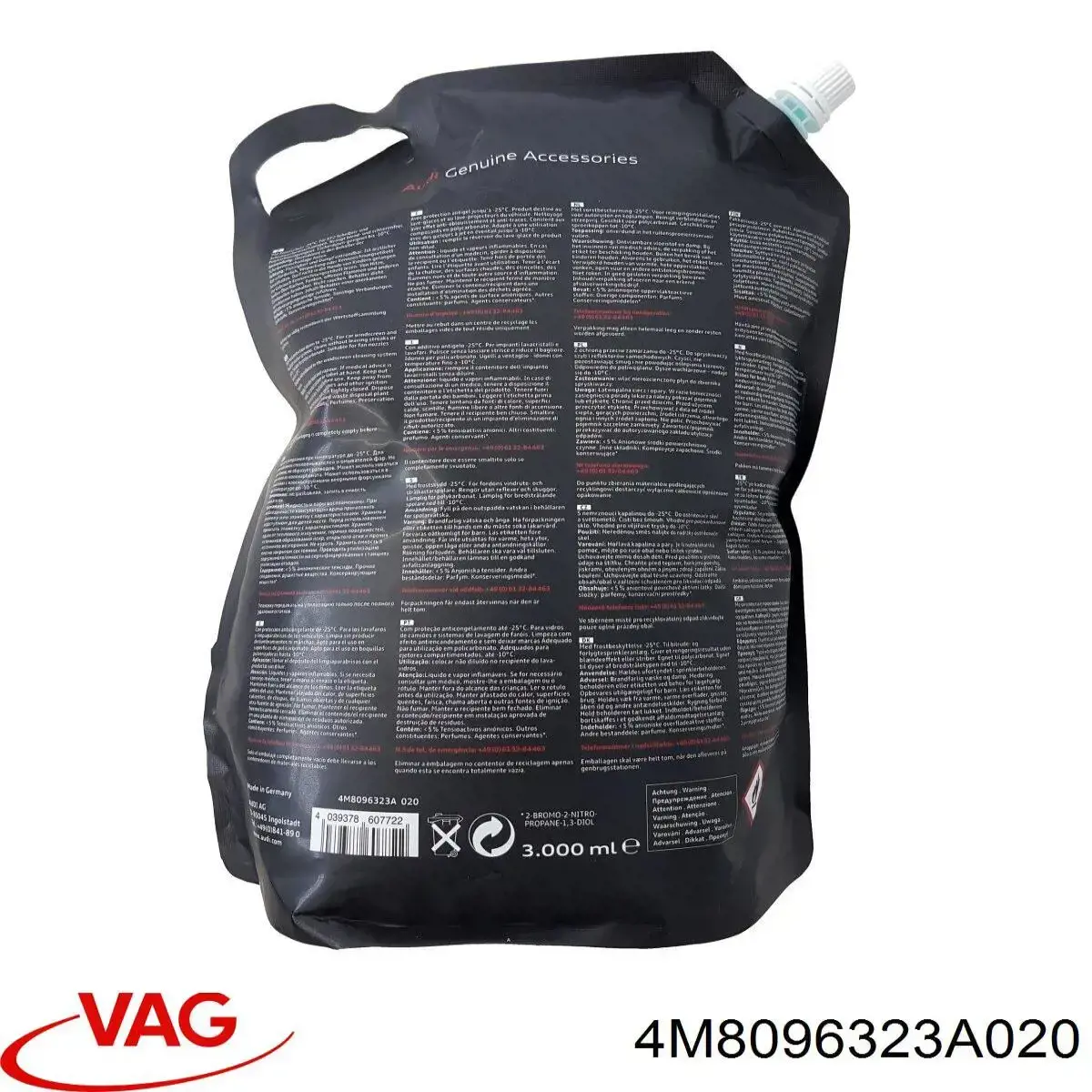 4M8096323A020 VAG Fluido para lavador de pára-brisas