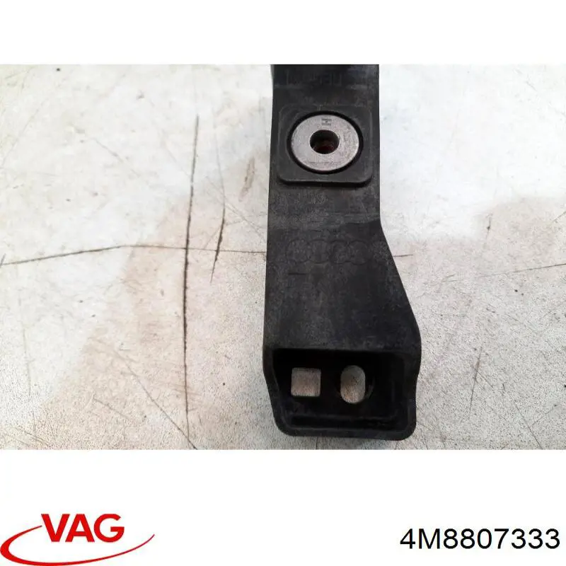 4M8807333 VAG Consola do pára-choque dianteiro esquerdo