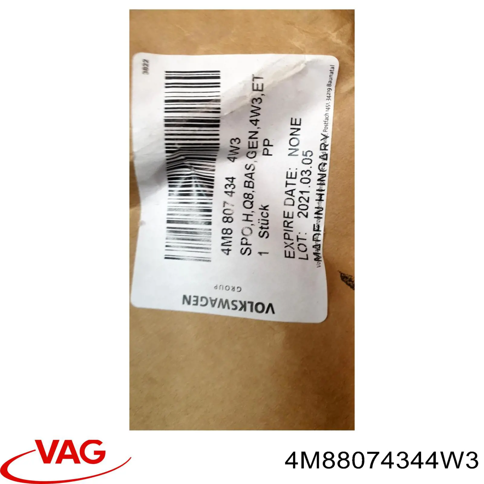 Compre 4M88074344W3 VAG 