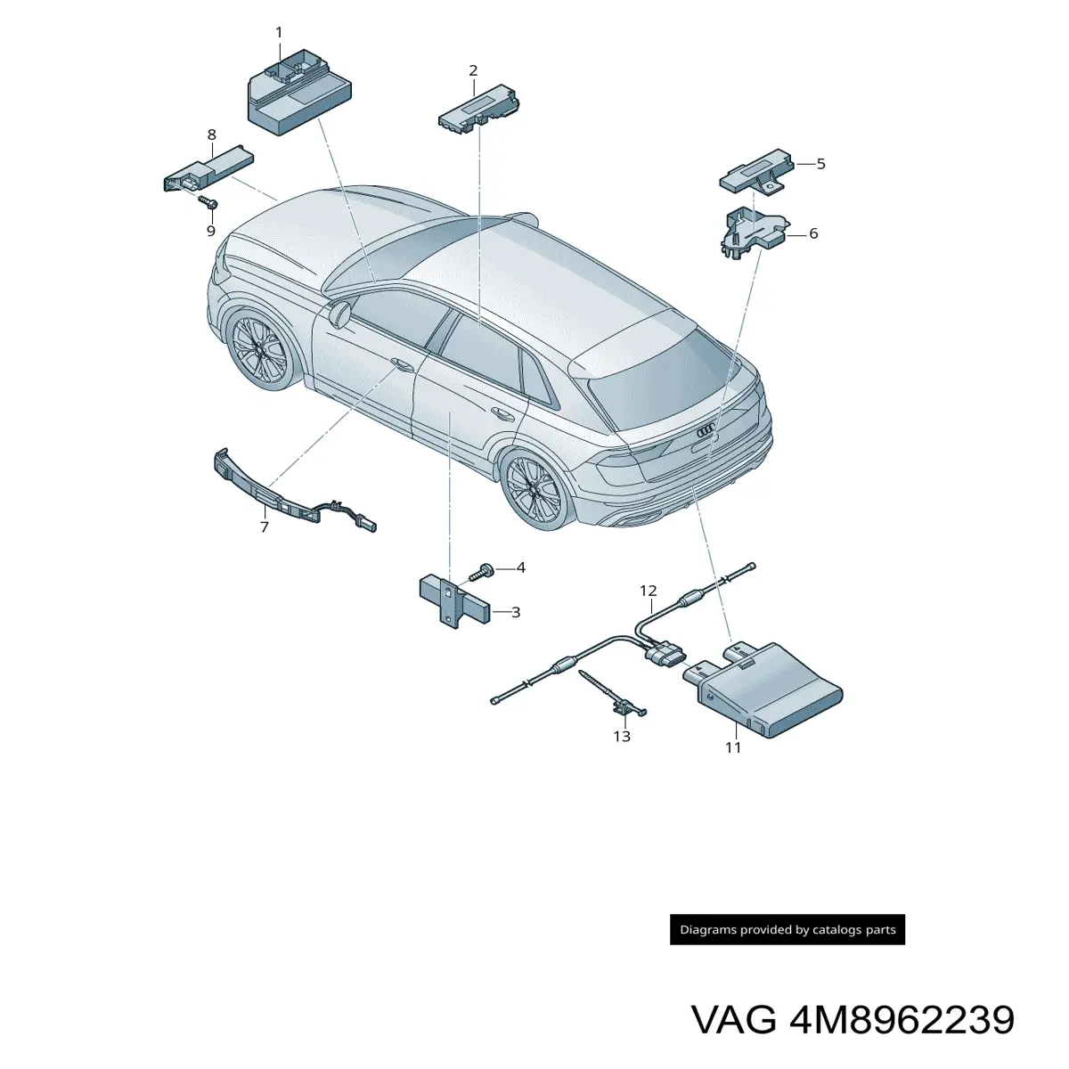 Compre 4M8962239 VAG 