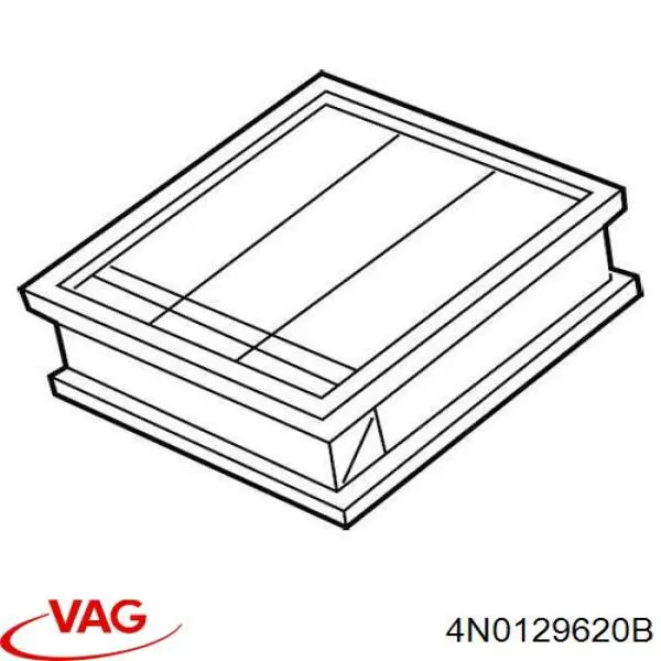 4N0129620B VAG Filtro de ar