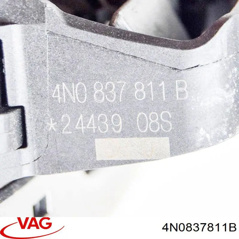 4N0837811B VAG Suporte de maçaneta externa da porta traseira esquerda