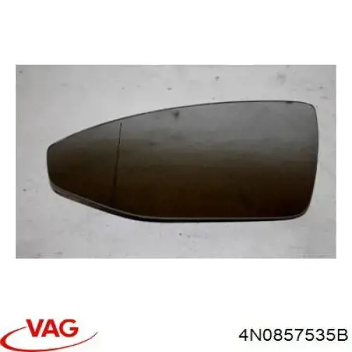 Compre 4N0857535B VAG Elemento espelhado do espelho de retrovisão esquerdo