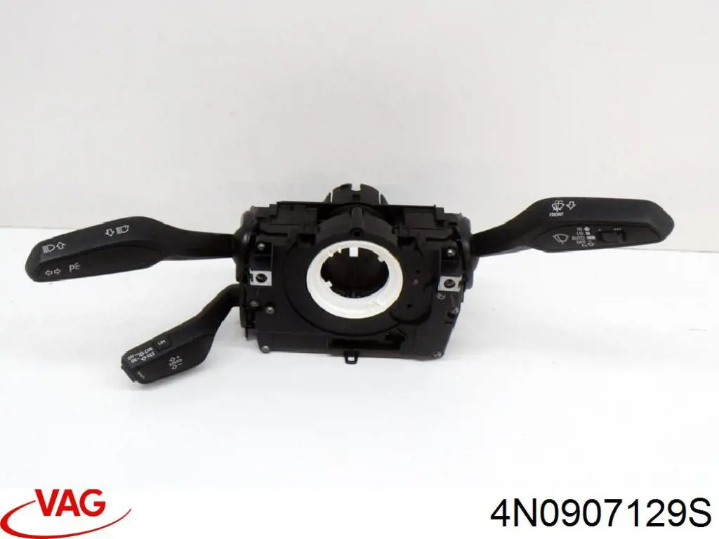 4N0907129S VAG Comutador instalado na coluna da direção, montado