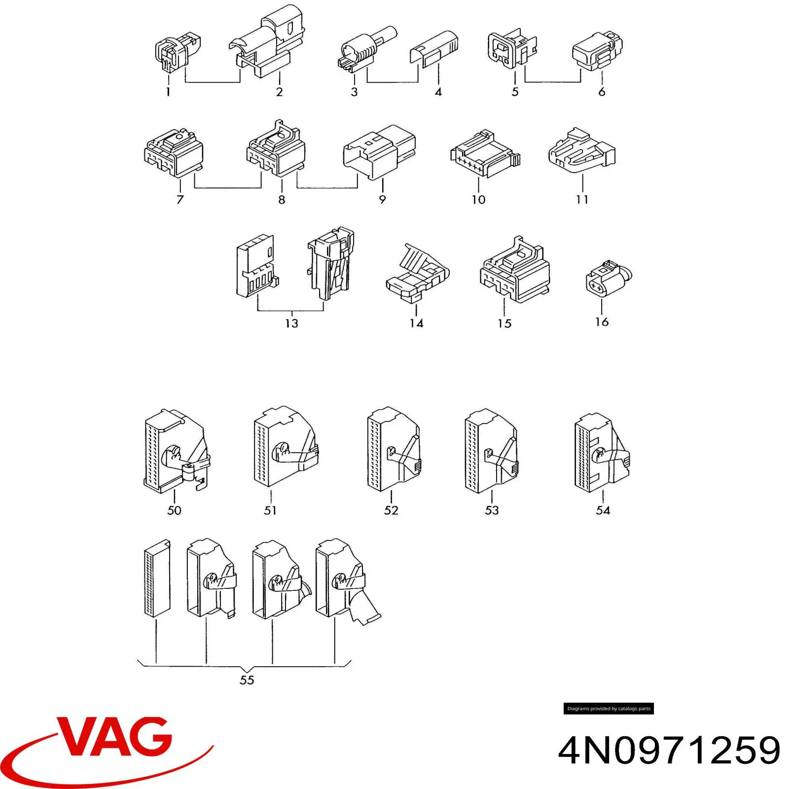  VAG 4N0971259 preço, a partir de 104,43 USD